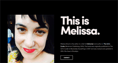 Desktop Screenshot of melissakirsch.com